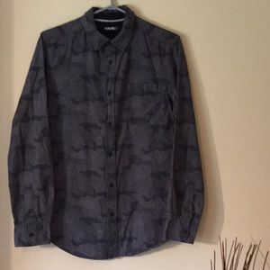 Men’s Tony Hawk Long Sleeve Dress Shirt